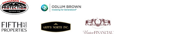 Okanagan Fire Protection Services Ltd, Odlum Brown, Fifth Avenue Properties, Apri's North Inc, and Union Lending Financial