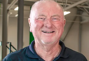 Thomas McFarlane, donor, at Kelowna Family YMCA