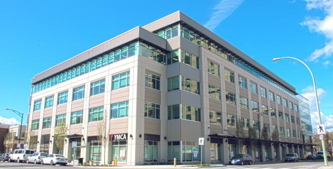 front view of the downtown ymca