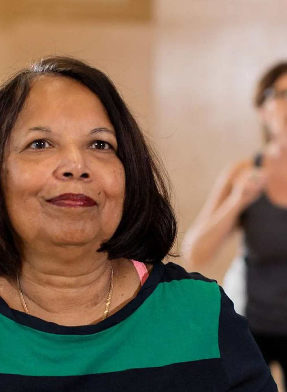 diverse ladies having fun in fitness class at the Y