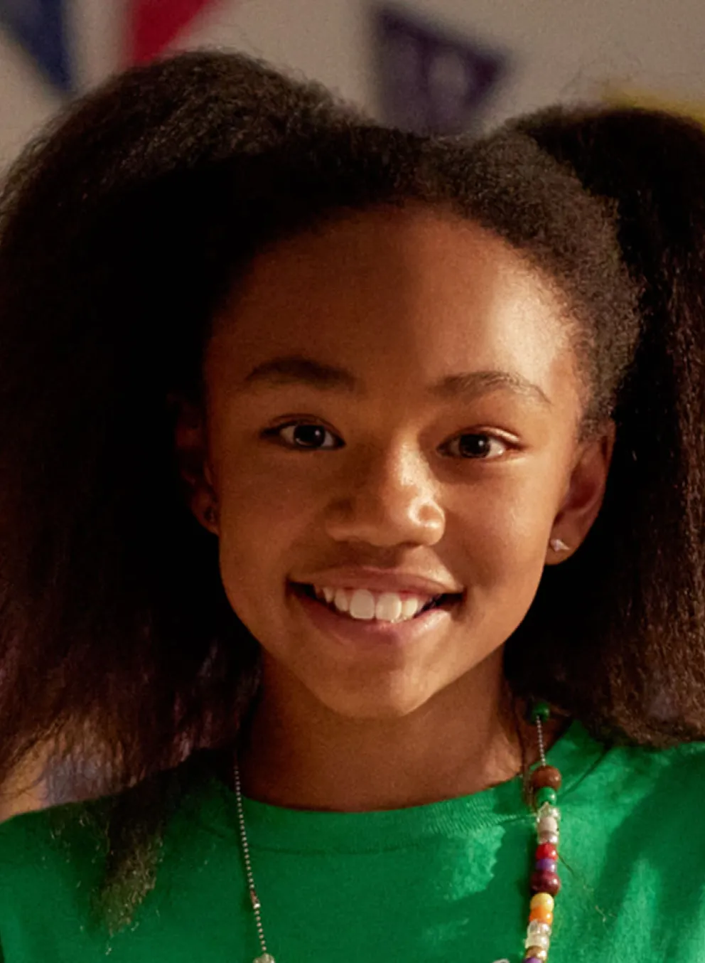 smiling girl in YMCA program space