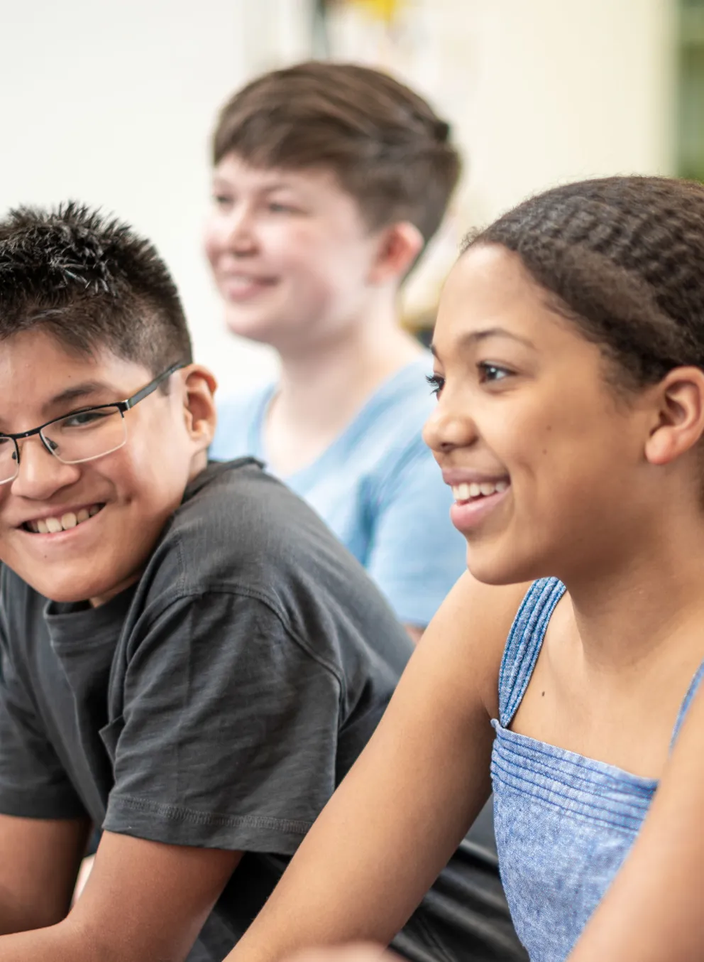 youth spending time together at the Y