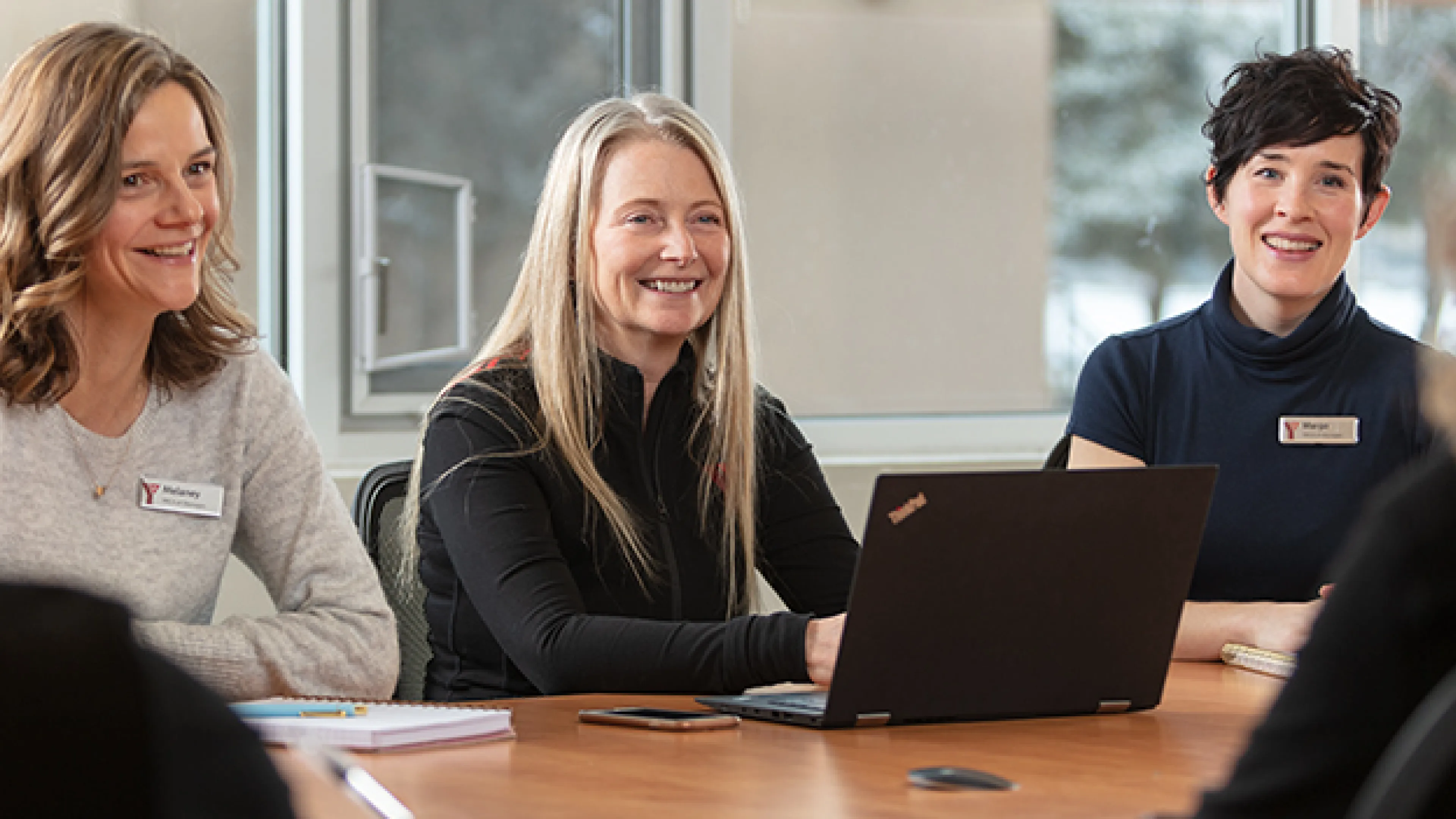 Ladies in a board room