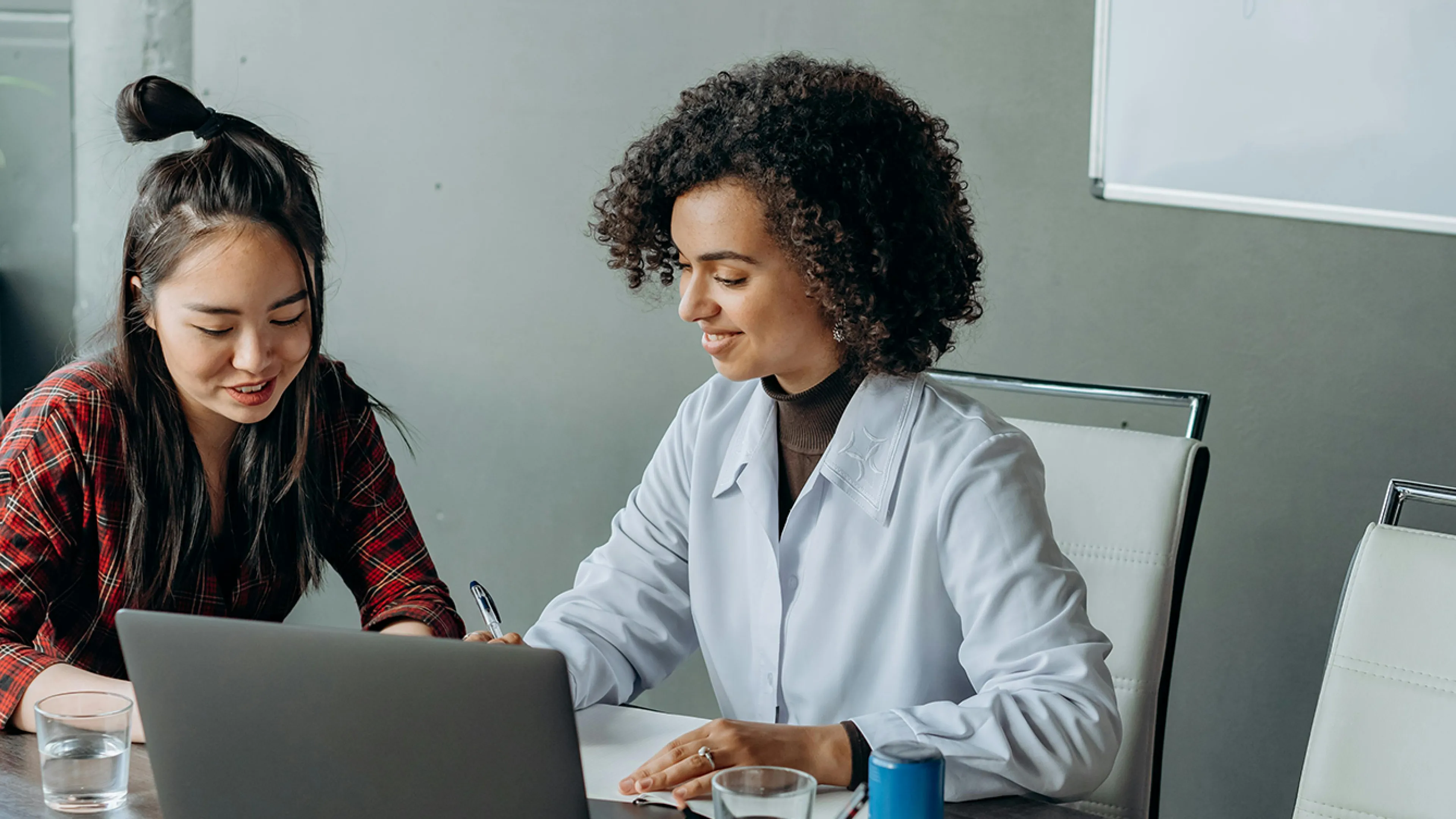 career facilitator and program participant