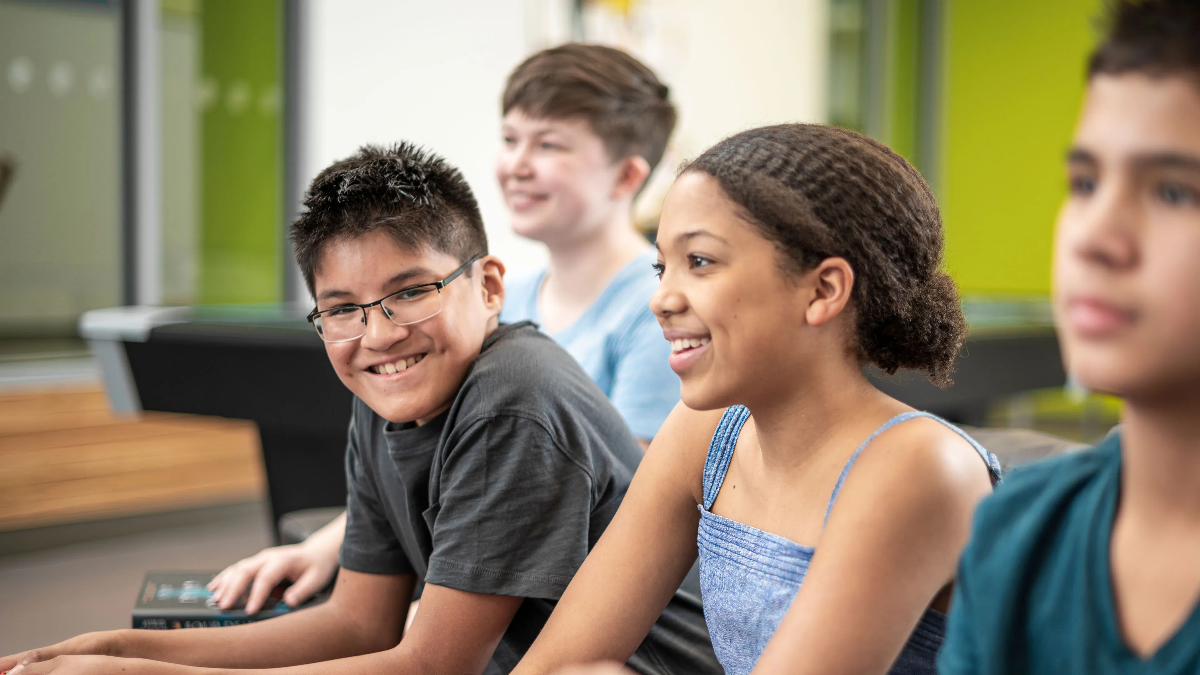 youth spending time together at the Y