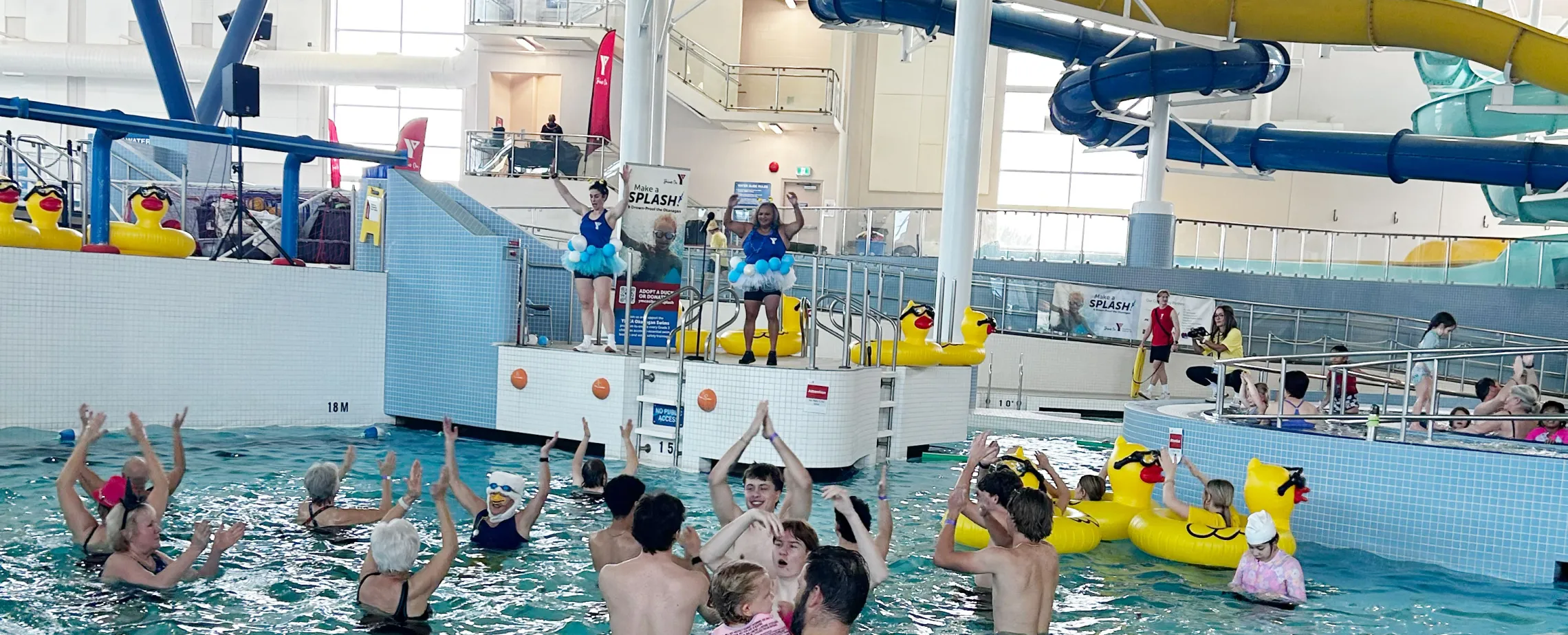 family-friendly aqua class at 2026 Make a Splash event