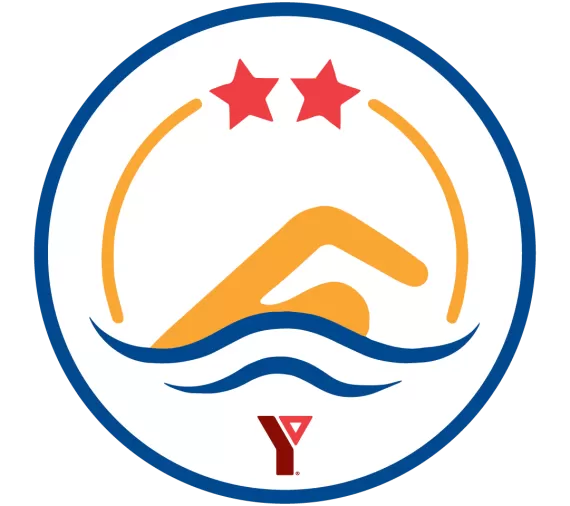 YMCA star 2 level badge