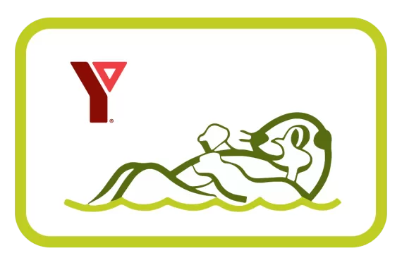 YMCA otter swim badge
