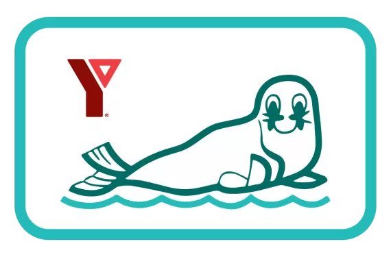 YMCA seal swim badge
