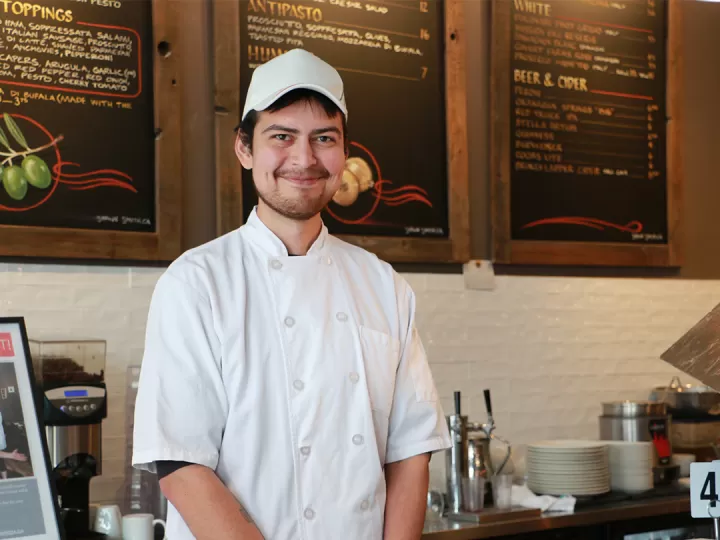Aaron at his Job