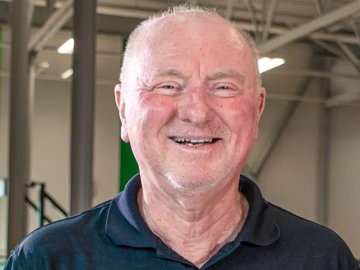 Thomas McFarlane, donor, at Kelowna Family YMCA