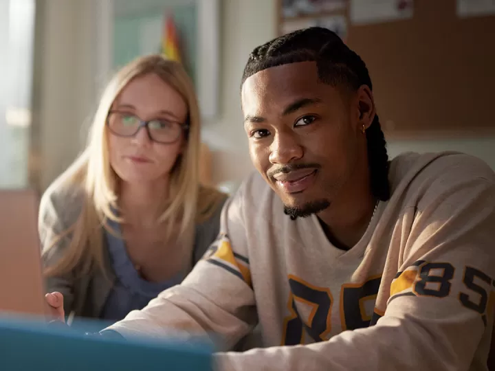 young adult in YMCA employment services program