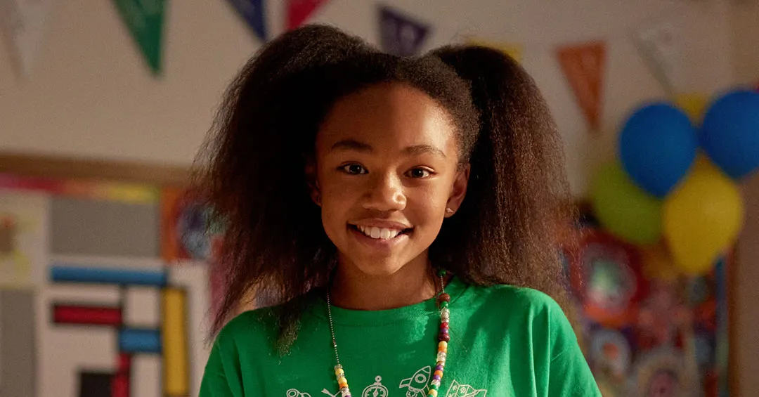 smiling girl in YMCA program space