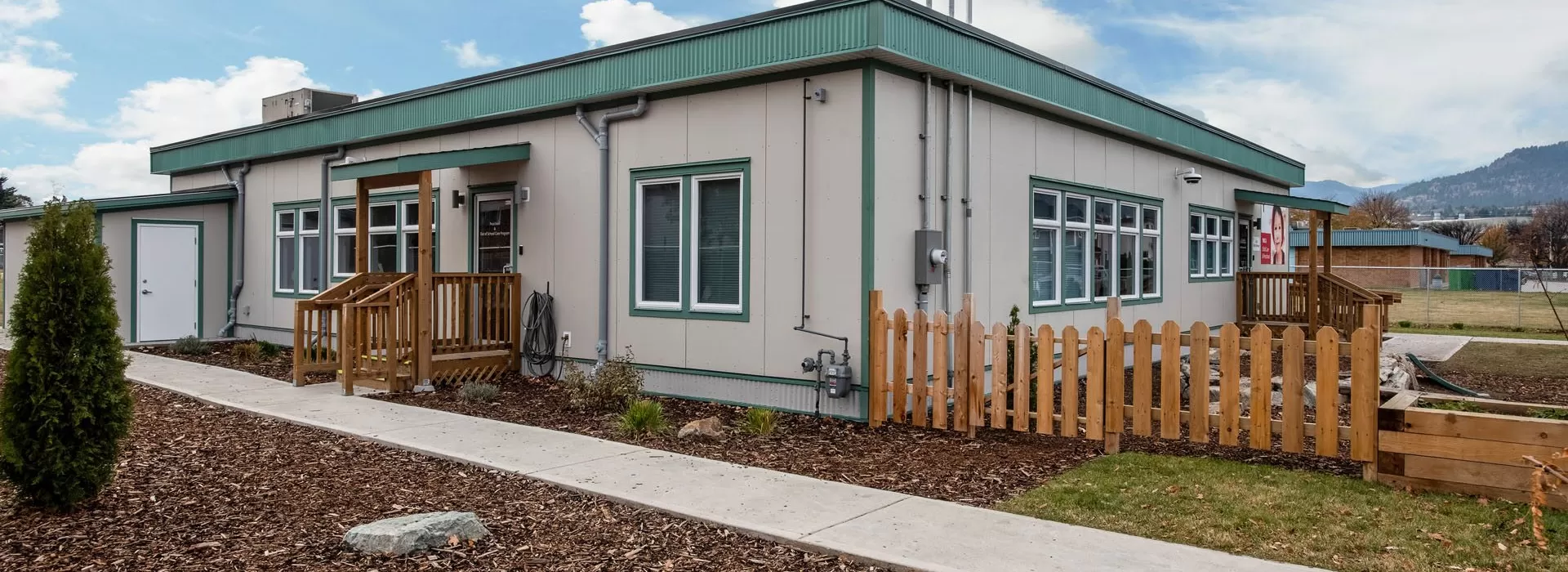 Queen's Park YMCA Child Care natural outdoor playscape