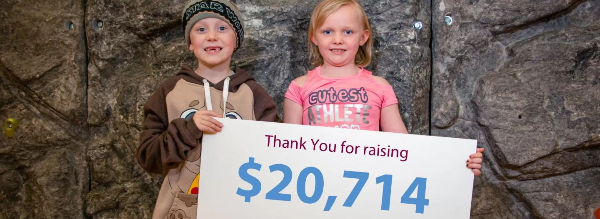 Thank you for raising $20,714