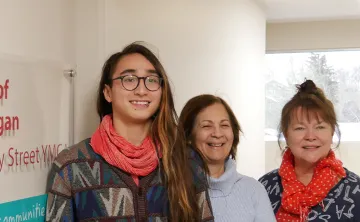 Nuge and his family smiling