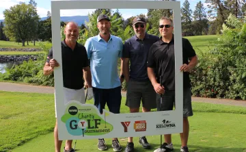 4 Men on golf course