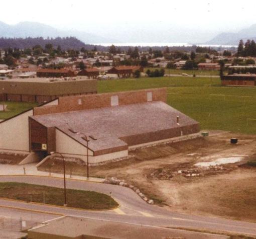 Arial view of Athan's aquatic centre 1981