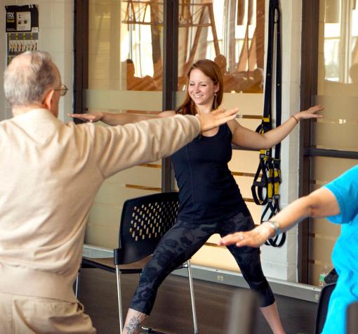 Choose to move Senior yoga class